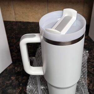 White Insulated Travel Mug